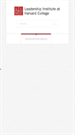 Mobile Screenshot of harvardleaders.org